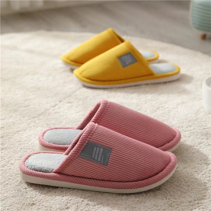 (B-44) โค้ด HISA7J  ลดเพิ่ม 30 บาท รองเท้าใส่อยู่บ้าน ผ้าฝ้าย กันลื่น