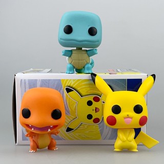 Bf- ฟิกเกอร์ Pokemon Bulbasaur Mewtwo Vux Pikachu Charmander Brinquedos สําหรับสะสม