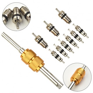 ⚡READYSTOCK⚡Air Conditioning Valve Core Repairing A/C tool 9Pcs Automotive Remover