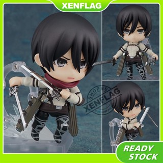 Nendoroid Attack On Titan Shingeki no Kyojin #โมเดลฟิกเกอร์ Mikasa Ackerman Pvc 2001 ของเล่นสําหรับเด็ก