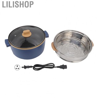 Lilishop Electric Cooker  Grade 800W Multiuse Dual Layer Adjust Electric Hot Pot