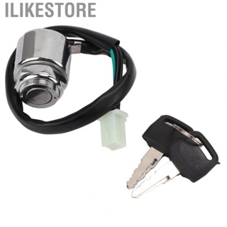 Ilikestore Ignition Starter Switch  Reliable 4 Wire High Toughness Ignition Switch Professional Wear Resistant with 2 Keys for 50cc 70cc 90cc 110cc 125cc 250cc ATV Quad