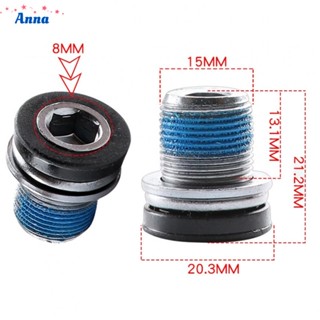 【Anna】Screw Crank Bolt 1pcs Blue M12/m15 Red Waterproof Crank Mounting Bolts