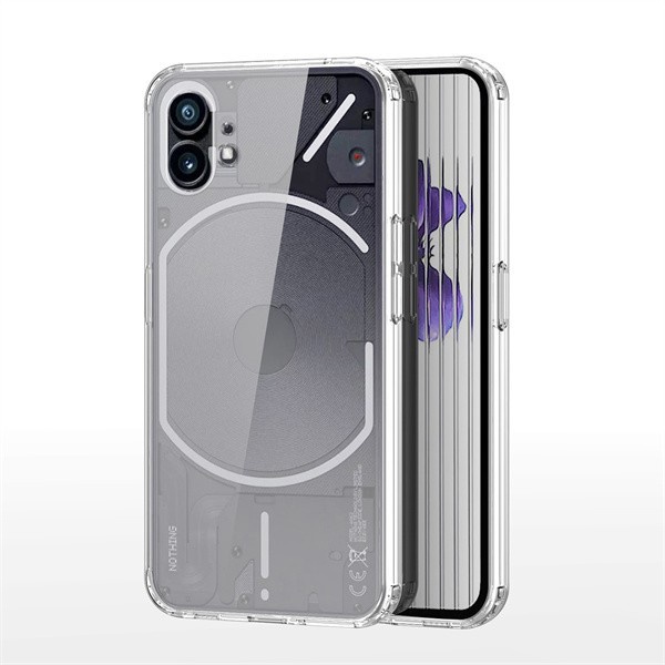 C/c- Case CASING Softcase NOTHING PHONE 1 Jelly Case HD Silicone Case Clear Case TPU Anti Fungus