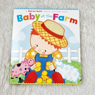 [หนังสือ เด็ก] Karen Katz Baby at the Farm: A Touch-and-Feel Book (Touch-And-Feel Books (Little Simon)) Board book #N...