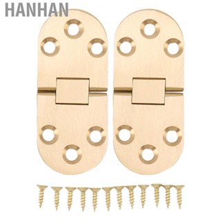 Hanhan 180 Degree Brass Flap Hinge  2 Sets High Strength Folding Table Hinge Heavy Duty Small with Gold Screws for Folding Table for Window for Coffee Table