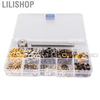 Lilishop Eyelets Tool Kit  Easy Installation 4 Colors Multi Purpose Grommet Tool Kit 5mm  for Decoration