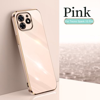 เคสโทรศัพท์ซิลิโคน แบบนิ่ม กันกระแทก ป้องกันเลนส์กล้อง สําหรับ Tecno Spark 10 Pro 2023