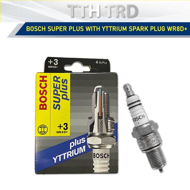 BOSCH WR8D+ หัวเทียน Super Plus พร้อม YTTRIUM 4 ชิ้น