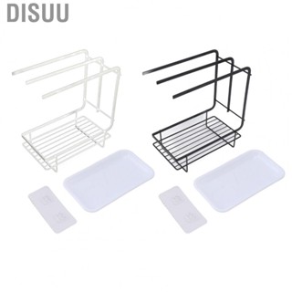 Disuu Dishcloth Drying Rack  Dishcloth Rack Hollow Bottom Quick Drying Durable with Drain Pan for Kitchen