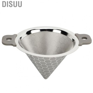 Disuu Double Layer Coffee Dripper Stainless Steel  Filter 150 Mesh Cone