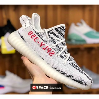 Yeezy Boost 350 V2 Zebra OEM รองเท้าผ้าใบ คุณภาพพรีเมี่ยม แรงบันดาลใจ 4L1N