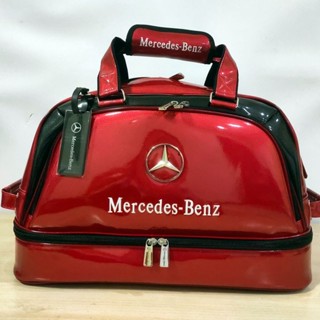 ใหม่ Benz Benz กระเป๋าสะพายไหล่ สะพายข้าง กันน้ํา แบบพกพา อุปกรณ์เดินทาง ชั้นรองเท้าอิสระ