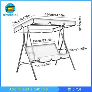 [Almencla1] ผ้าคลุมที่นั่งชิงช้า ทนทาน สําหรับระเบียง กลางแจ้ง