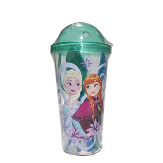 Cup Spoon Frozen Green Disney ชุดแก้วน้ำช้อนส้อมโฟรเซ่นสีเขียว ลายการ์ตูนดิสนีย์ ความจุ 32 ออนซ์ ภายในแก้วมีช้อน+ส้อม...