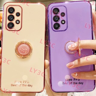 เคสโทรศัพท์มือถือ ชุบไฟฟ้า กันกระแทก พร้อมแหวนขาตั้ง สําหรับ Samsung Galaxy A90 5G M11 A11 M31 M51 M60S A81 M80S A91 NOTE 8 10 10Plus 20