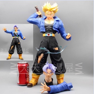 ส่งฟรี พร้อมส่ง โมเดลฟิกเกอร์ Dragon Ball GK OI Trunks First Super Saiyan แกะสลักสองหัว แฮนด์เมด ขนาดใหญ่ แบบเปลี่ยน