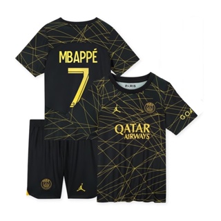 เสื้อกีฬาฟุตบอลทีม psg mbappe fourth jersey สําหรับผู้ชาย