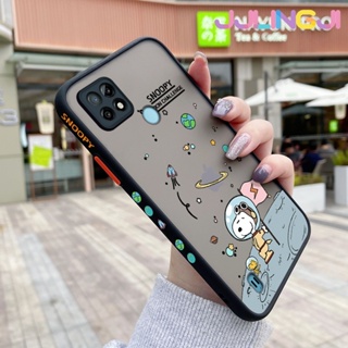 เคสโทรศัพท์ ซิลิโคนนิ่ม ใส กันกระแทก ลายการ์ตูนสนูปปี้อวกาศ สําหรับ Realme C21 C21Y C25Y C33