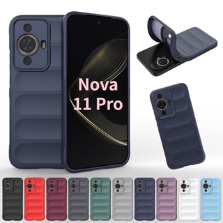 เคสโทรศัพท์ซิลิโคน TPU แบบนิ่ม กันกระแทก ป้องกันกล้อง สําหรับ Huawei Nova 11 Pro Nova11 11Pro 4G