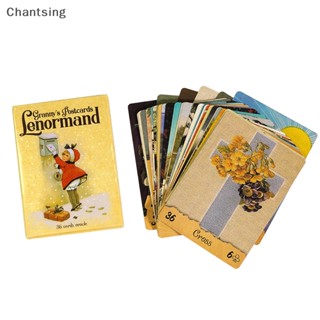 &lt;Chantsing&gt; โปสการ์ด รูปไพ่ทาโรต์ Lenormand Oracle สําหรับครอบครัว