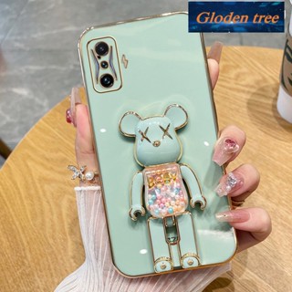 เคสโทรศัพท์มือถือ ซิลิโคนนิ่ม กันกระแทก ลายต้นไม้ Gloden สําหรับ xiaomi poco F4 GT 5G poco F4