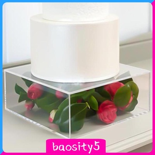 [Baosity5] กล่องอะคริลิค ทรงกลม สําหรับวางเค้ก งานแต่งงาน