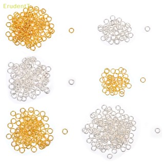 [ErudentT] แหวนลูกปัด 3 4 6 มม. สีทอง สีเงิน สําหรับทําเครื่องประดับ DIY