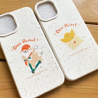 เคสโทรศัพท์มือถือคู่รัก แบบนิ่ม กันกระแทก ลายการ์ตูนนากทะเลน่ารัก สําหรับ Iphone Apple 14 13Promax 11 12 XR XS