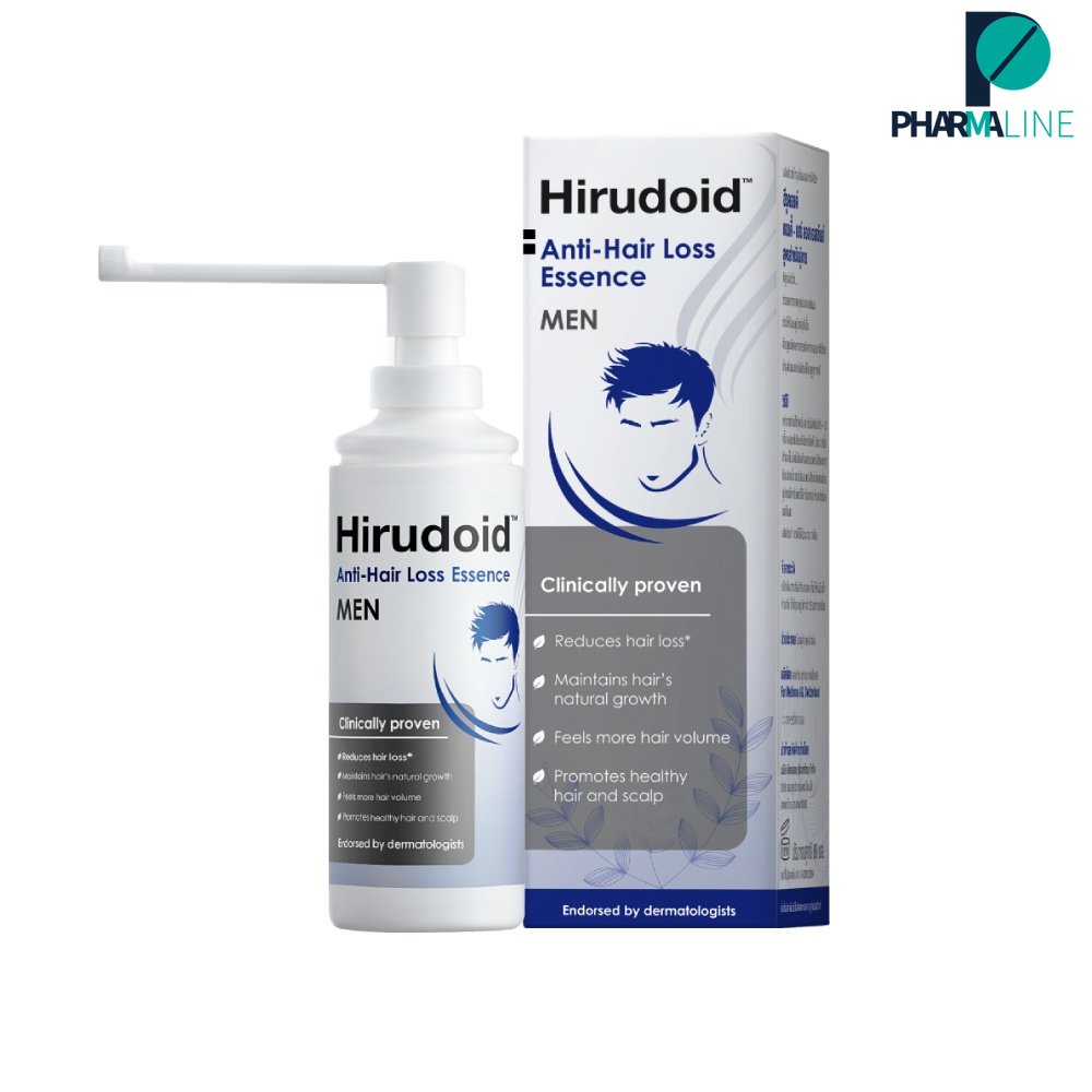 Hirudoid Anti Hair loss essence Men 80 ml ฮีรููดอยด์ แอนตี้ แฮร์ลอส เอสเซนส์ สููตรสำหรับผู้ชาย [PLine]