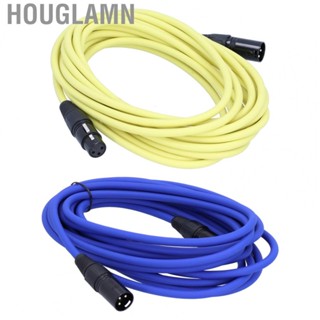 Houglamn XLR Microphone Cable  Pure Copper Core Balanced Cord High Fidelity Thick Soft for Studio and Field Applications