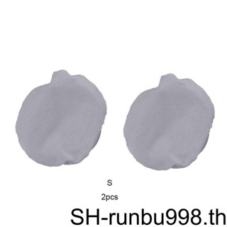 (runbu) ฟองน้ําครอบหูฟัง แบบนิ่ม เป็นมิตรกับผิวหนัง แบบเปลี่ยน สําหรับคอมพิวเตอร์ 2 ชิ้น