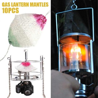 New 10pcs Universal Gas Lantern Mantles Camping Hiking Paraffin Light Mantle