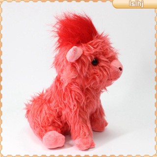 [Lslhj] ตุ๊กตาวัวยัดไส้ ของเล่นสําหรับเด็ก ของขวัญวันเกิด