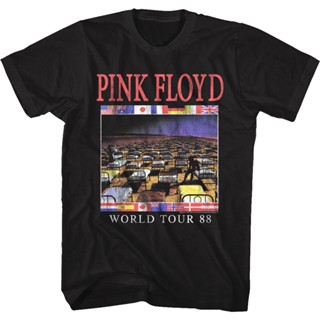 เสื้อยืด พิมพ์ลาย World Tour 88 Pink Floyd