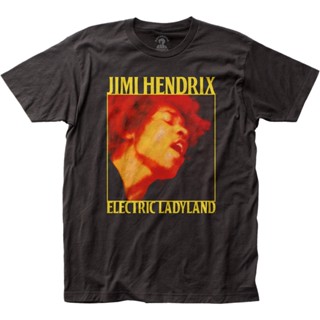 เสื้อยืด ลายไฟฟ้า Ladyland Jimi Hendrix