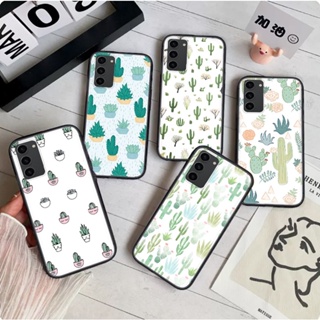 เคสโทรศัพท์มือถือแบบนิ่ม ลายกระบองเพชร พืช 133Q สําหรับ Samsung S21 Plus S21S Fe S30 Ultra Note 8 9 10 Lite