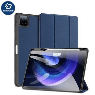 เคสแท็บเล็ตหนัง ฝาพับอัจฉริยะ พร้อมช่องใส่ดินสอ สําหรับ Xiaomi Pad 6 6 Pro DUX DUCIS