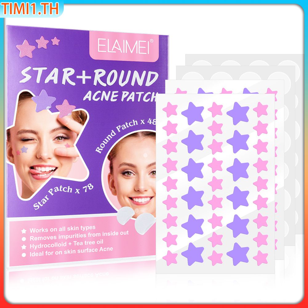 Elaimei Patch Star Heart สิวที่มองไม่เห็น Pimple Patch Pimple Acne คอนซีลเลอร์ Face Spot Face Skin C