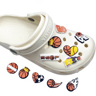 Jibbitz Jibitz Crocs หมุดติดรองเท้ากีฬาบาสเก็ตบอล Nba Crocs Jibbits Kobe James สําหรับผู้ชาย