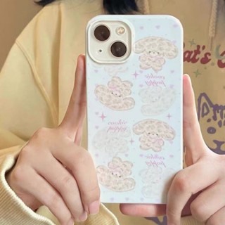 เคสโทรศัพท์มือถือ ซิลิโคนนุ่ม ลายดาว ลูกสุนัข สําหรับ Iphone 14 13 11 12Promax 11Promax 12Pro 14plus X XS XR 7 8plus