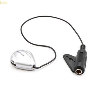 Love Contact Microphone Transducer ปิ๊กอัพกีตาร์โปร่ง ปิ๊กอัพเชลโล่ Piezo