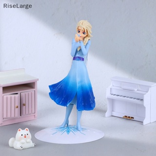 [RiseLarge] ใหม่ ตุ๊กตาฟิกเกอร์ Disney Frozen Elsa Palm Fire Spirit Princess ของเล่นสําหรับเด็ก 1 ชิ้น