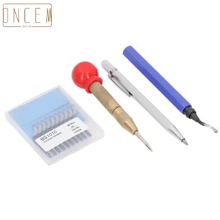 【ONCEMOREAGAIN】Marking Pen Scribing Pen Burr Removal Blades Deburring Blades Deburring Handle