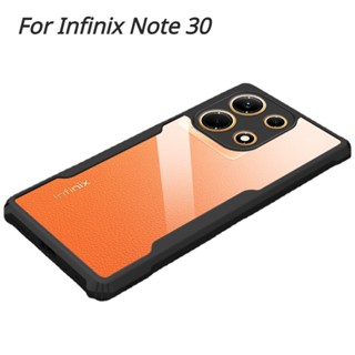 เคสแข็ง แบบใส พร้อมเบาะลม สําหรับ Infinix Note 30i 30 Pro 4G 5G Smart 7