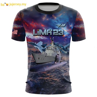 Baju Lima 2023 | Lima 23 Langkawi Tahun 2023 | Lima Baju | Baju Event Lima Lima23 | เสื้อยืดแขนสั้นลําลอง พิมพ์ลาย Sublimation Baju Lima 3 มิติ สําหรับผู้ชาย และผู้หญิง 2023