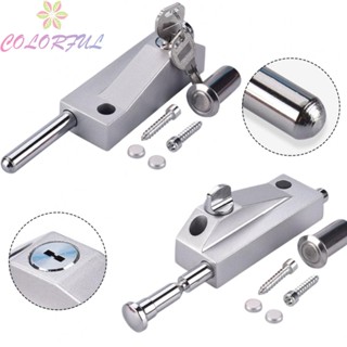 【COLORFUL】Latch Lock Revolving Door Zinc Alloy Framed Door Iron Household Hardware