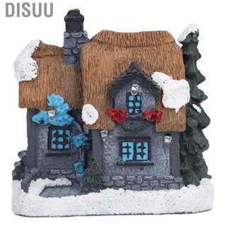 Disuu Christmas House  Lighted Village For Indoor Room Decor GIB