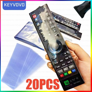 20 ชิ้น ใส ฟิล์มหด กระเป๋า ป้องกันฝุ่น เคส สําหรับ TV เครื่องปรับอากาศ รีโมทคอนโทรล หด พลาสติก