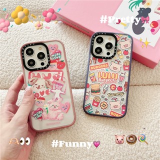 Casetify【lulu THE PIGGY】เคสโทรศัพท์มือถืออะคริลิค กันกระแทก ลายดอกกุหลาบแห้ง สําหรับ iPhone 11 12 13 14 Pro Max